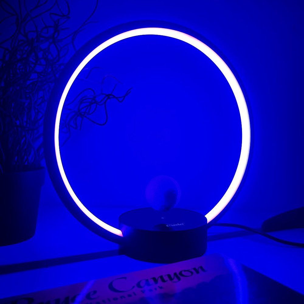 Levitating & Spinning  Desk Lamp Switch - Multiple LED colors  - Creative Gift